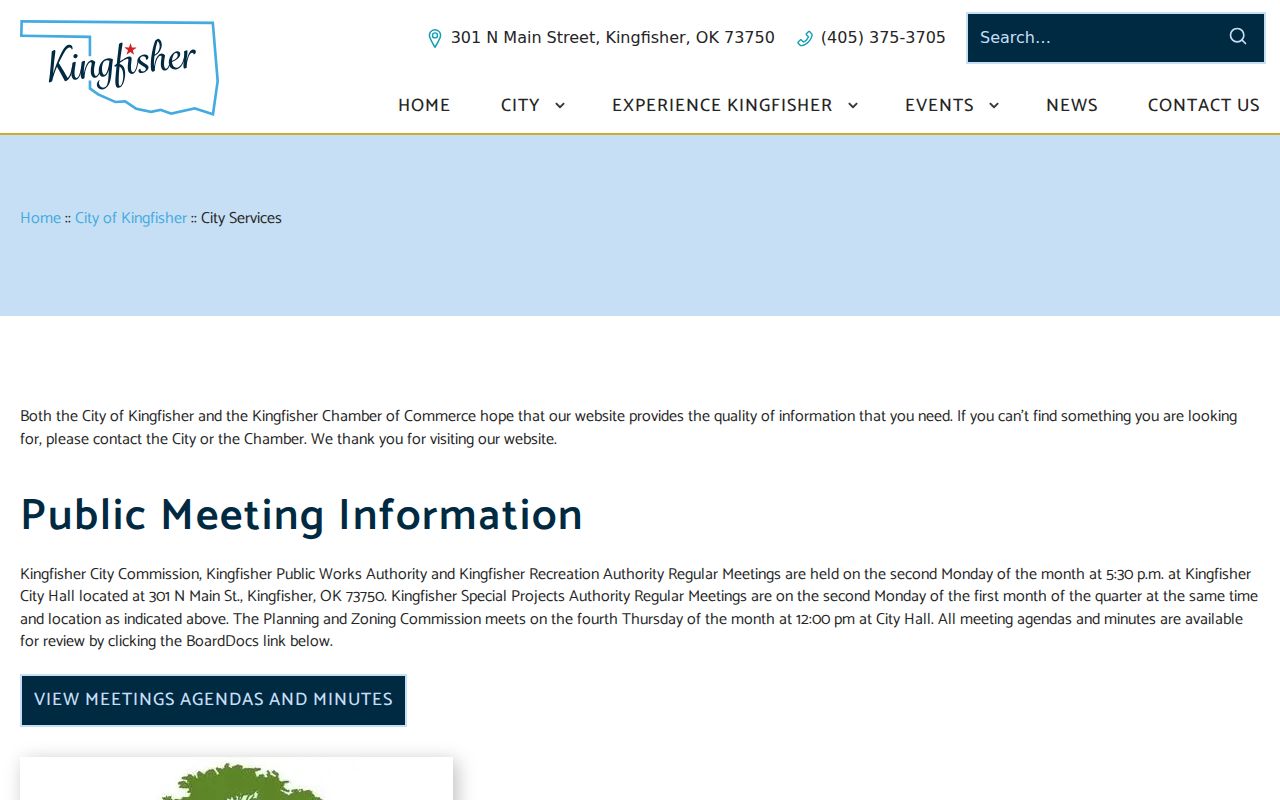 Kingfisher warrant records and Kingfisher municipal court source